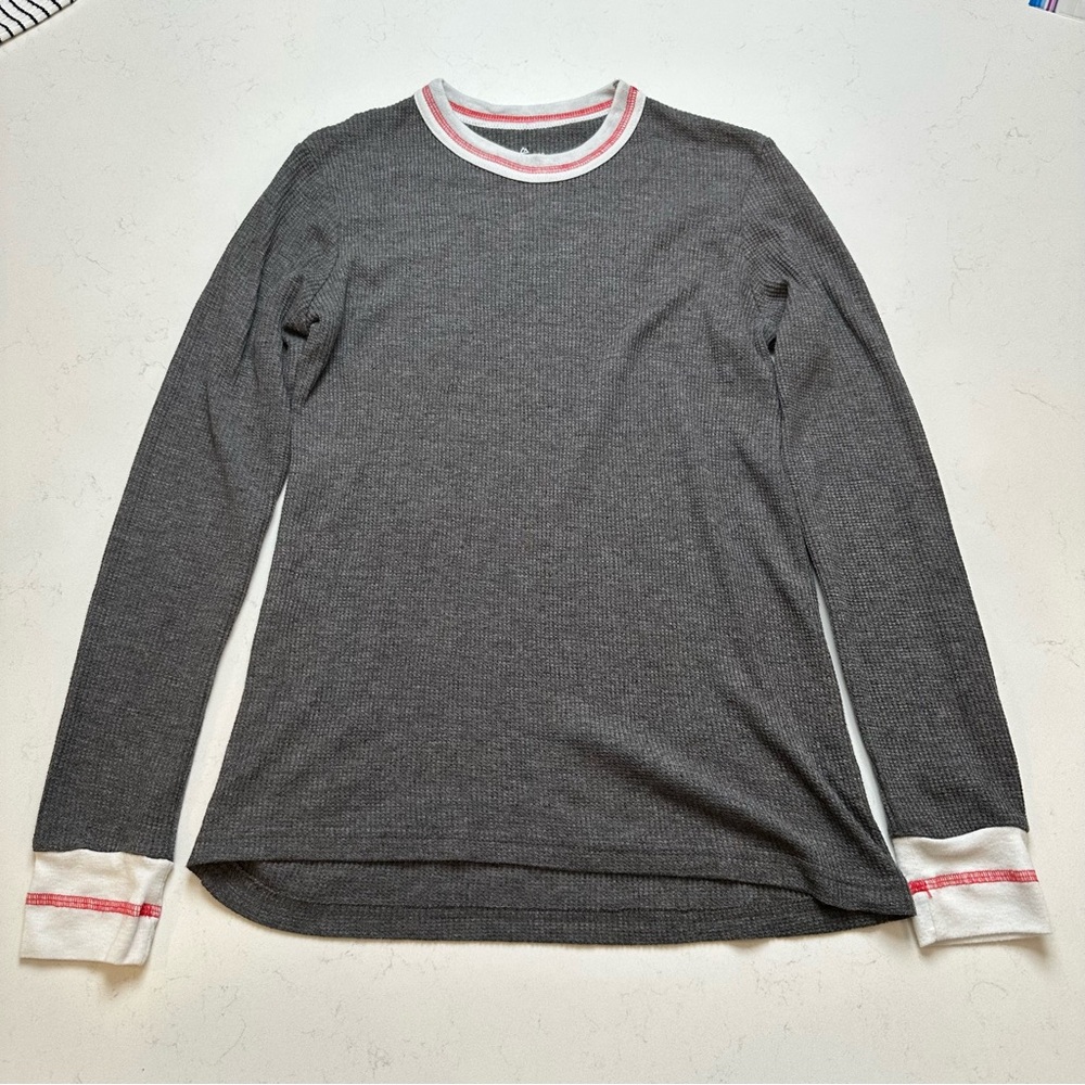 Mountain Ridge Gray Long Sleeve Thermal Top